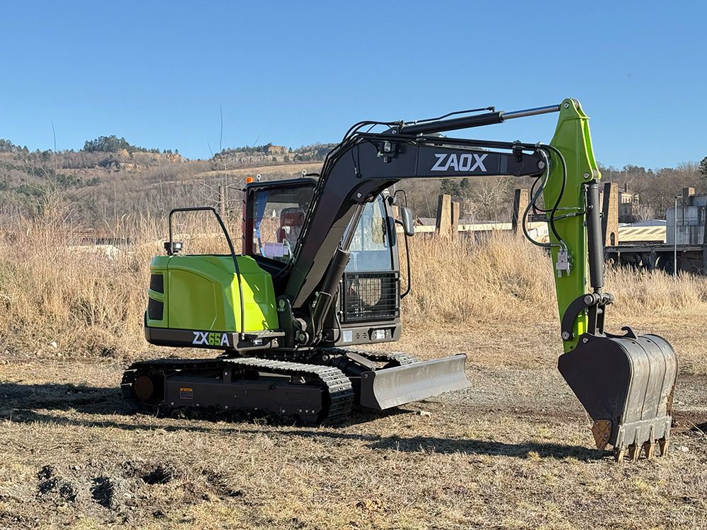 2025 Zaox ZX65A mini excavator, side view