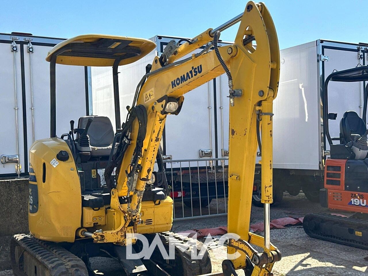 2019 Komatsu PC26MR-3 mini excavator, side view 2019 Komatsu PC26MR-3 mini excavator, side view
