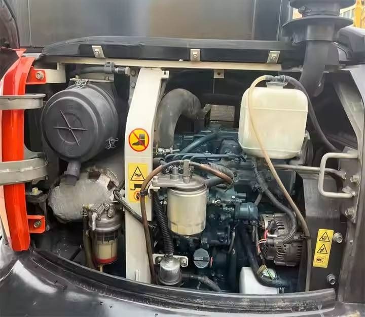 2024 Kubota KX165-5 mini excavator engine compartment view 2024 Kubota KX165-5 mini excavator engine compartment view