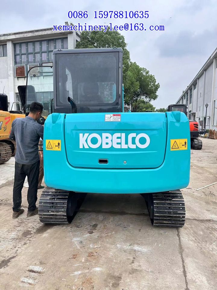 2024 Kobelco SK60 Mini Excavator rear view 2024 Kobelco SK60 Mini Excavator rear view