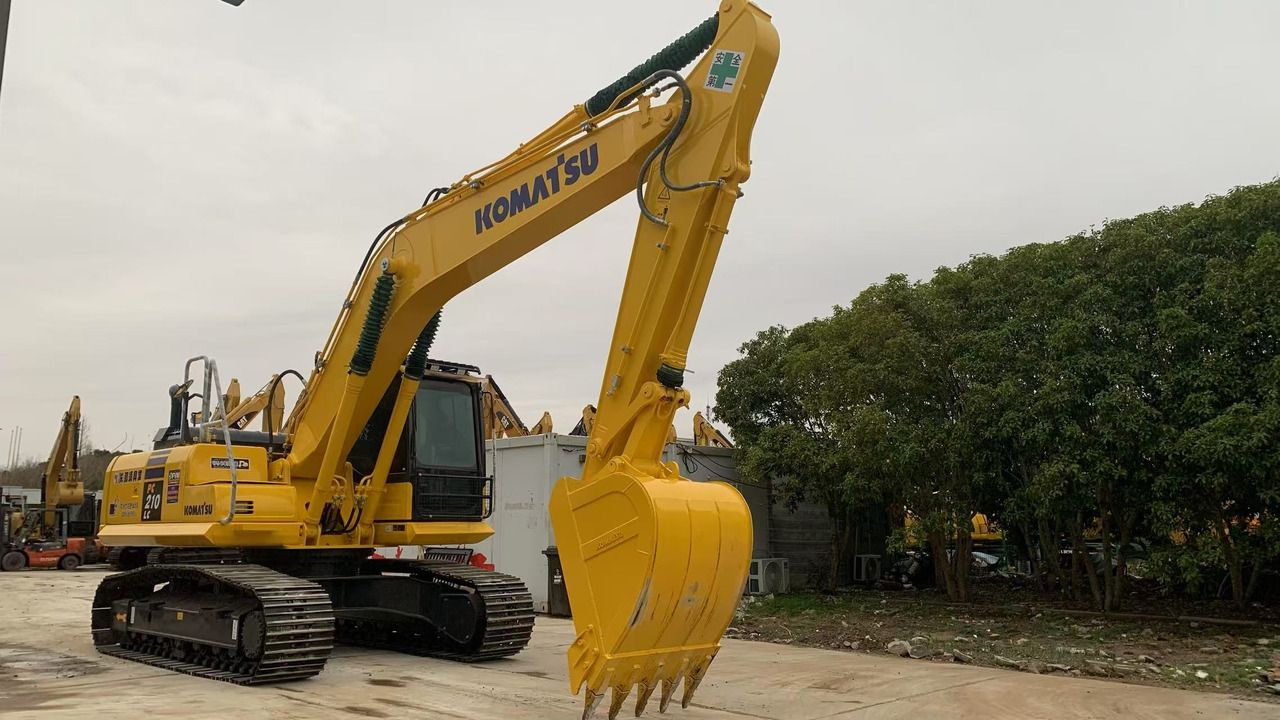 2021 Komatsu PC210 LC crawler excavator, side view
