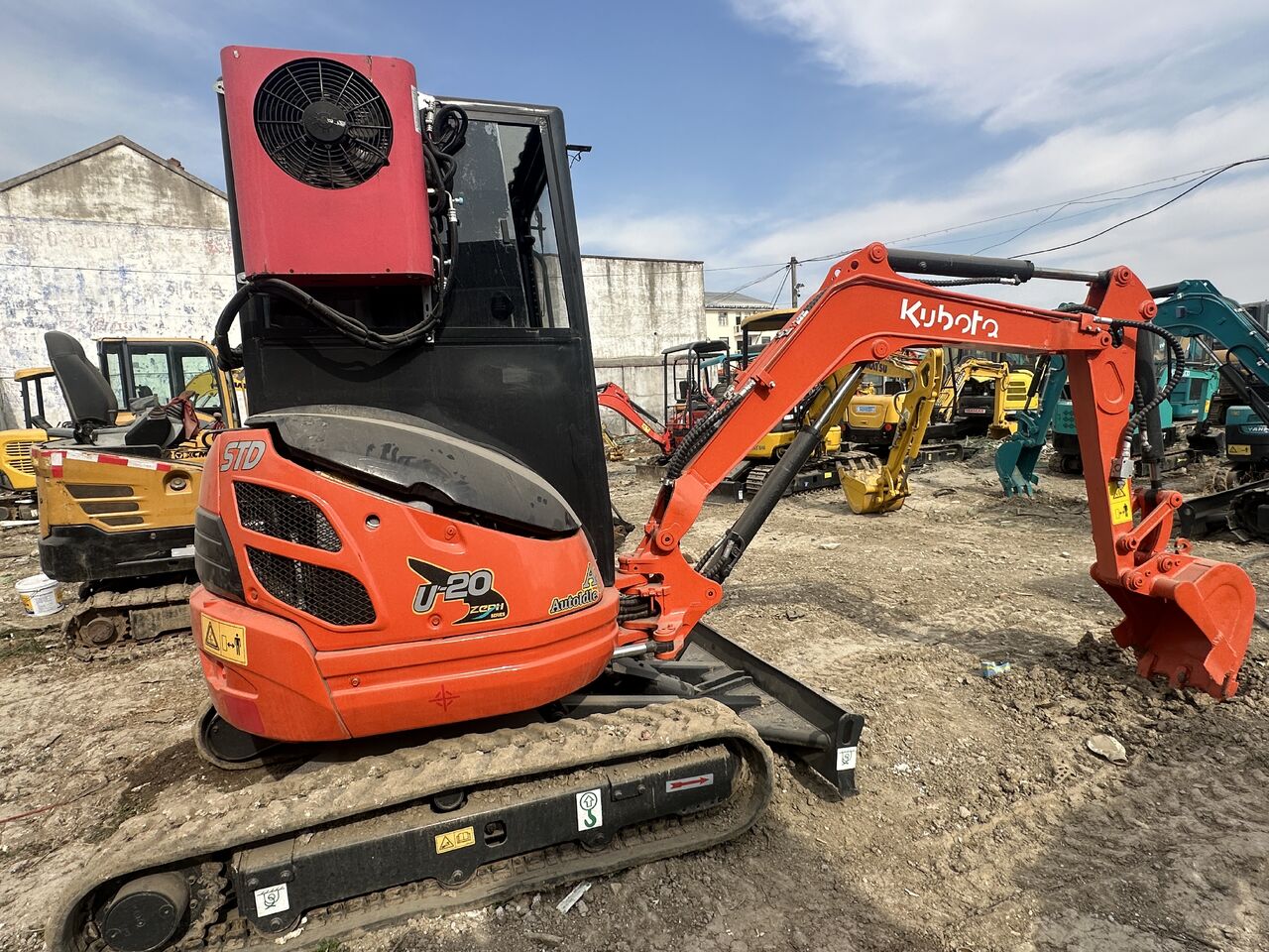2024 Kubota U-20 mini excavator, side view