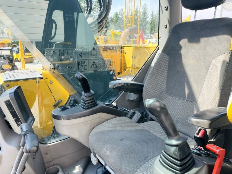 2011 Volvo ECR235CL crawler excavator interior cab view