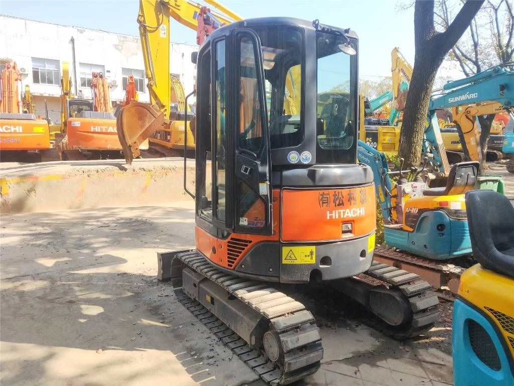 2023 Hitachi ZX30 mini excavator, front three-quarter view 2023 Hitachi ZX30 mini excavator, front three-quarter view