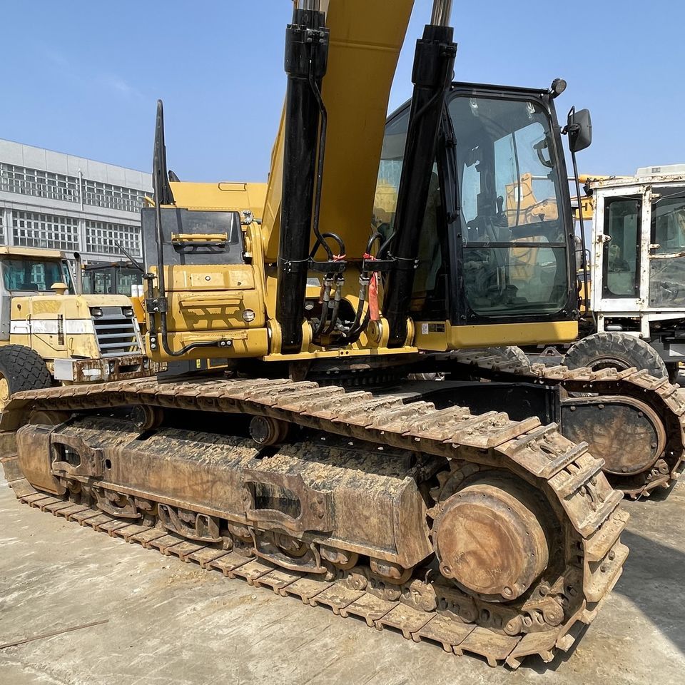 2021 Caterpillar 349 crawler excavator, side view 2021 Caterpillar 349 crawler excavator, side view