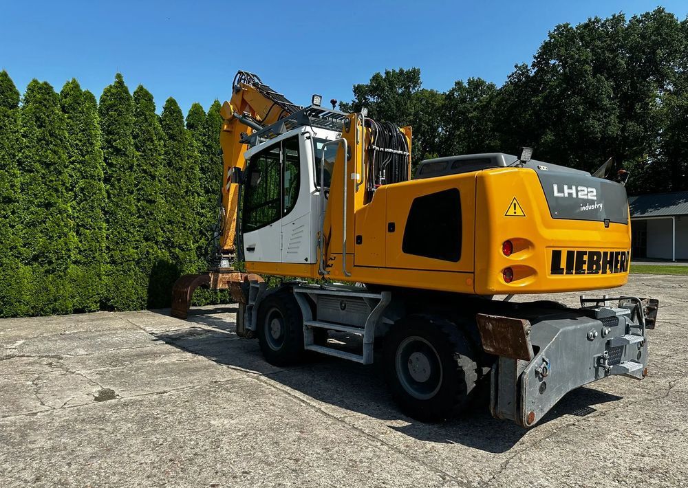 2014 Liebherr LH22 M wheel excavator, rear three-quarter view