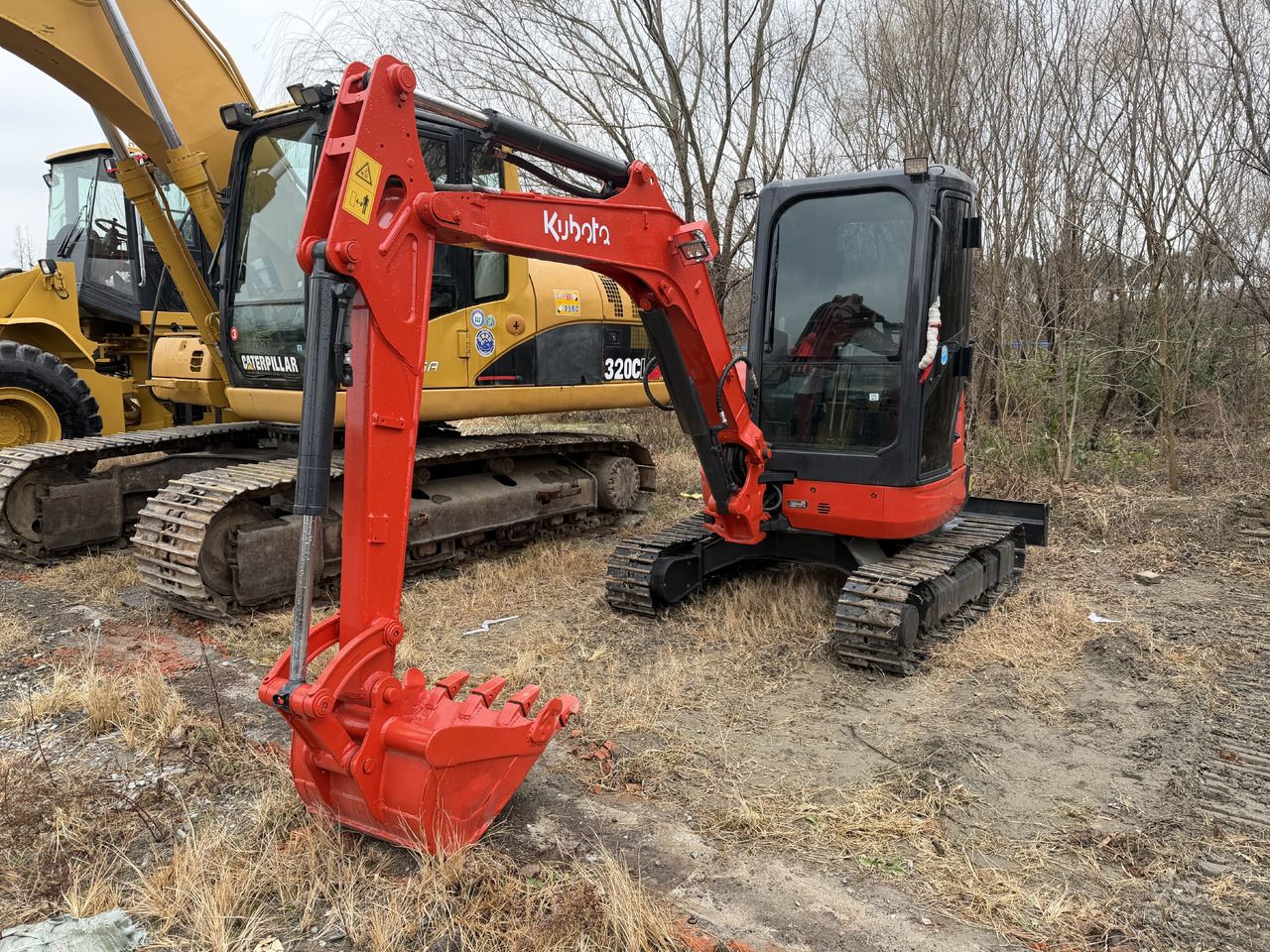 2024 Kubota U35 mini excavator, front three-quarter view 2024 Kubota U35 mini excavator, front three-quarter view