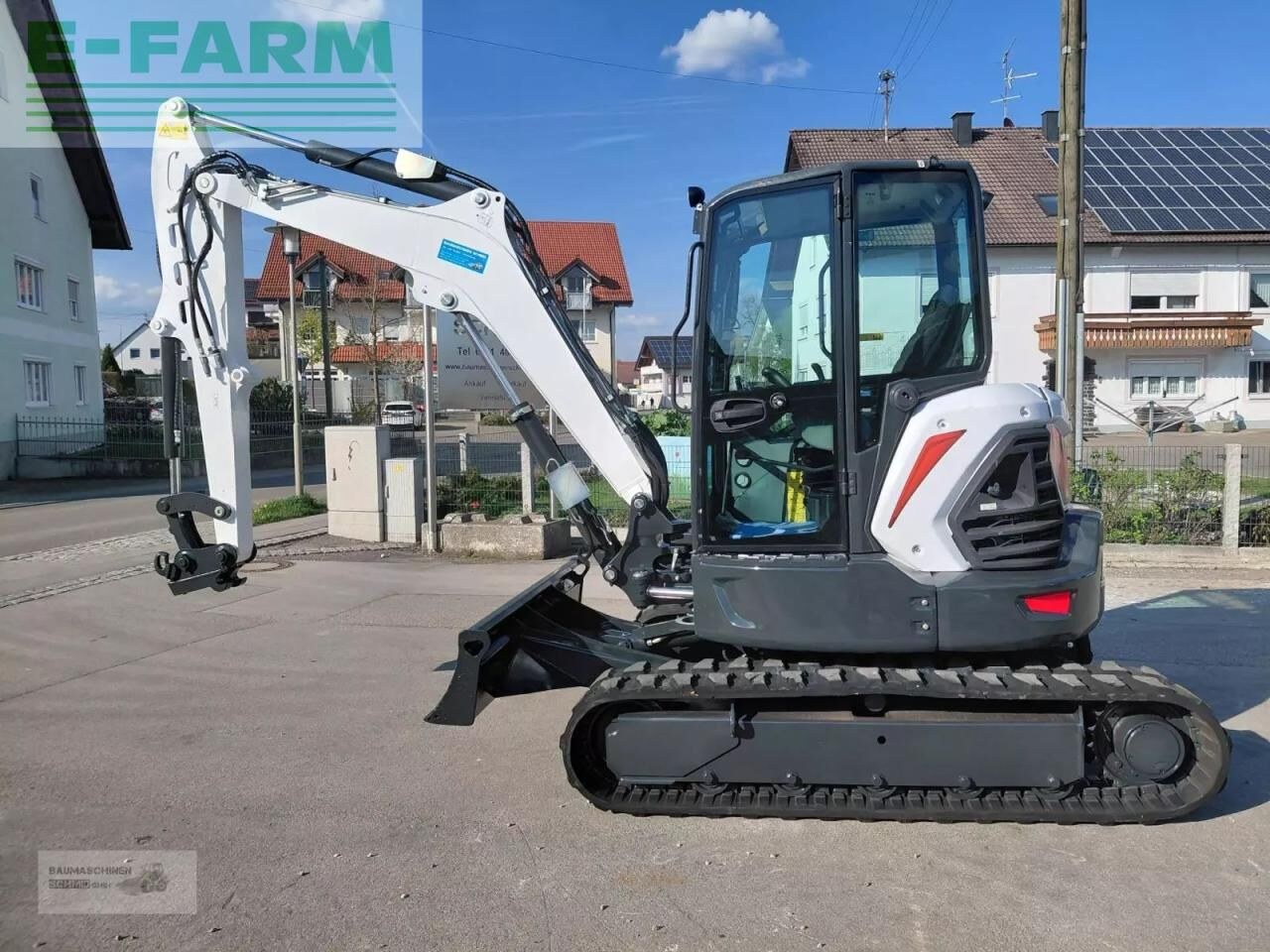 2021 Bobcat E55 Z mini excavator, side view 2021 Bobcat E55 Z mini excavator, side view