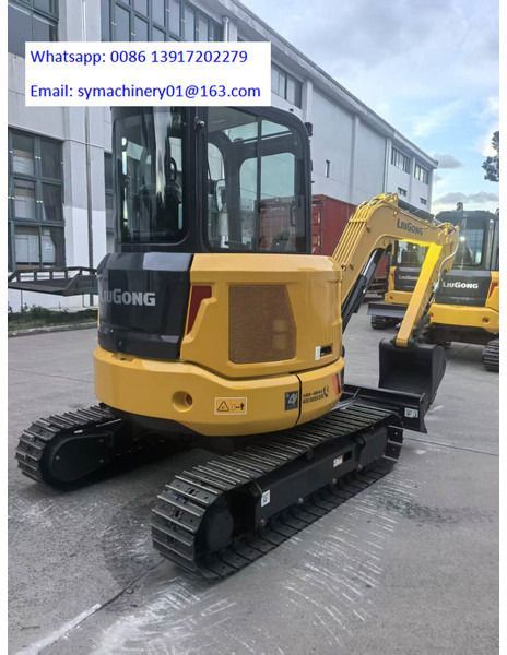 2025 LiuGong 9035FZTS mini excavator rear three-quarter view
