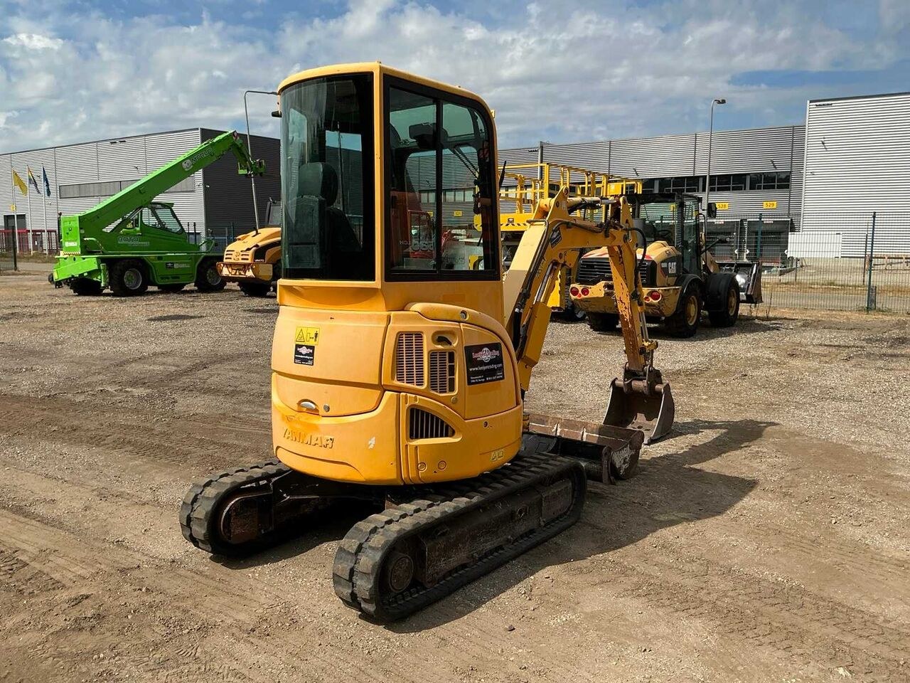 2012 Yanmar VIO 20-4 mini excavator, rear three-quarter view 2012 Yanmar VIO 20-4 mini excavator, rear three-quarter view