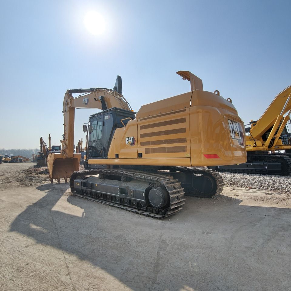 2024 Caterpillar 349GC crawler excavator, rear three-quarter view 2024 Caterpillar 349GC crawler excavator, rear three-quarter view