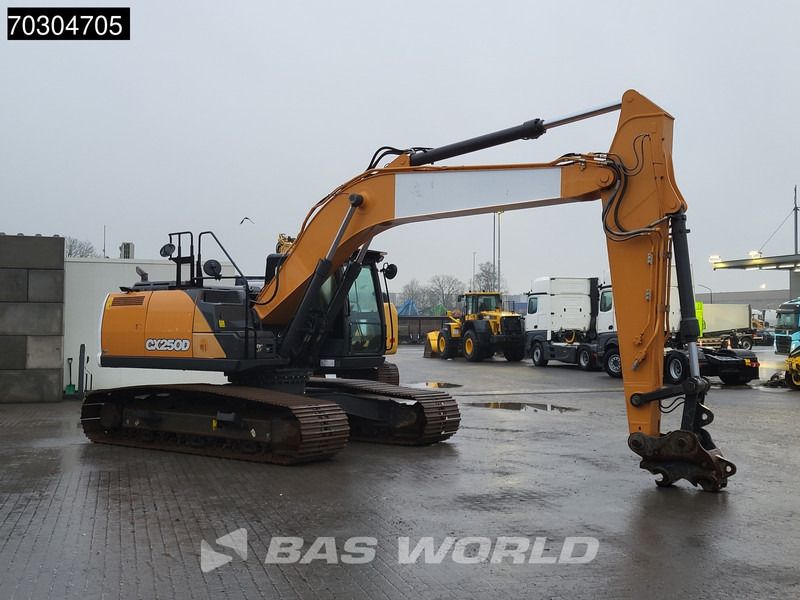 2020 CASE CX250D crawler excavator, side profile view 2020 CASE CX250D crawler excavator, side profile view
