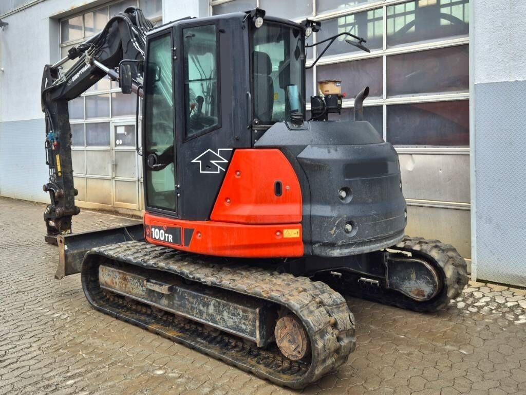 2021 Eurocomach 100 TR mini excavator, rear three-quarter view 2021 Eurocomach 100 TR mini excavator, rear three-quarter view