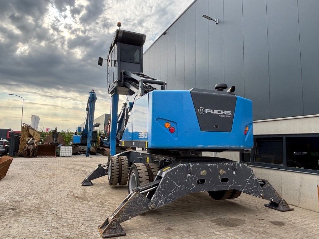 2022 Fuchs MHL350F material handler, rear view