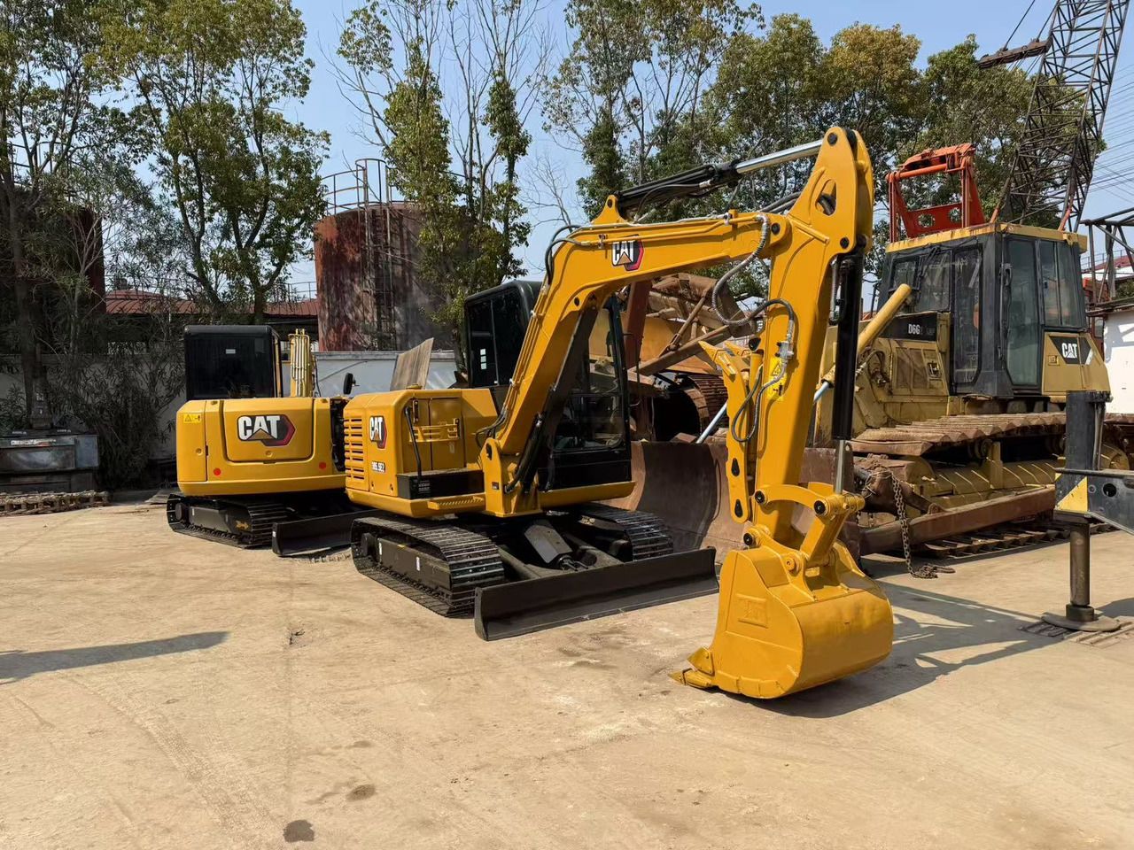 2020 Caterpillar 305.5E2 mini excavator, side view