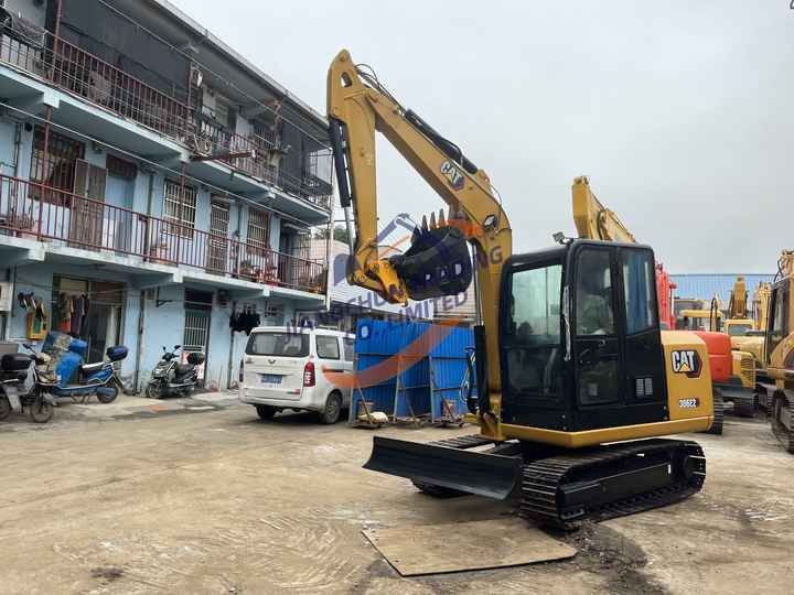 2020 Caterpillar 306E2 crawler excavator, front three-quarter view