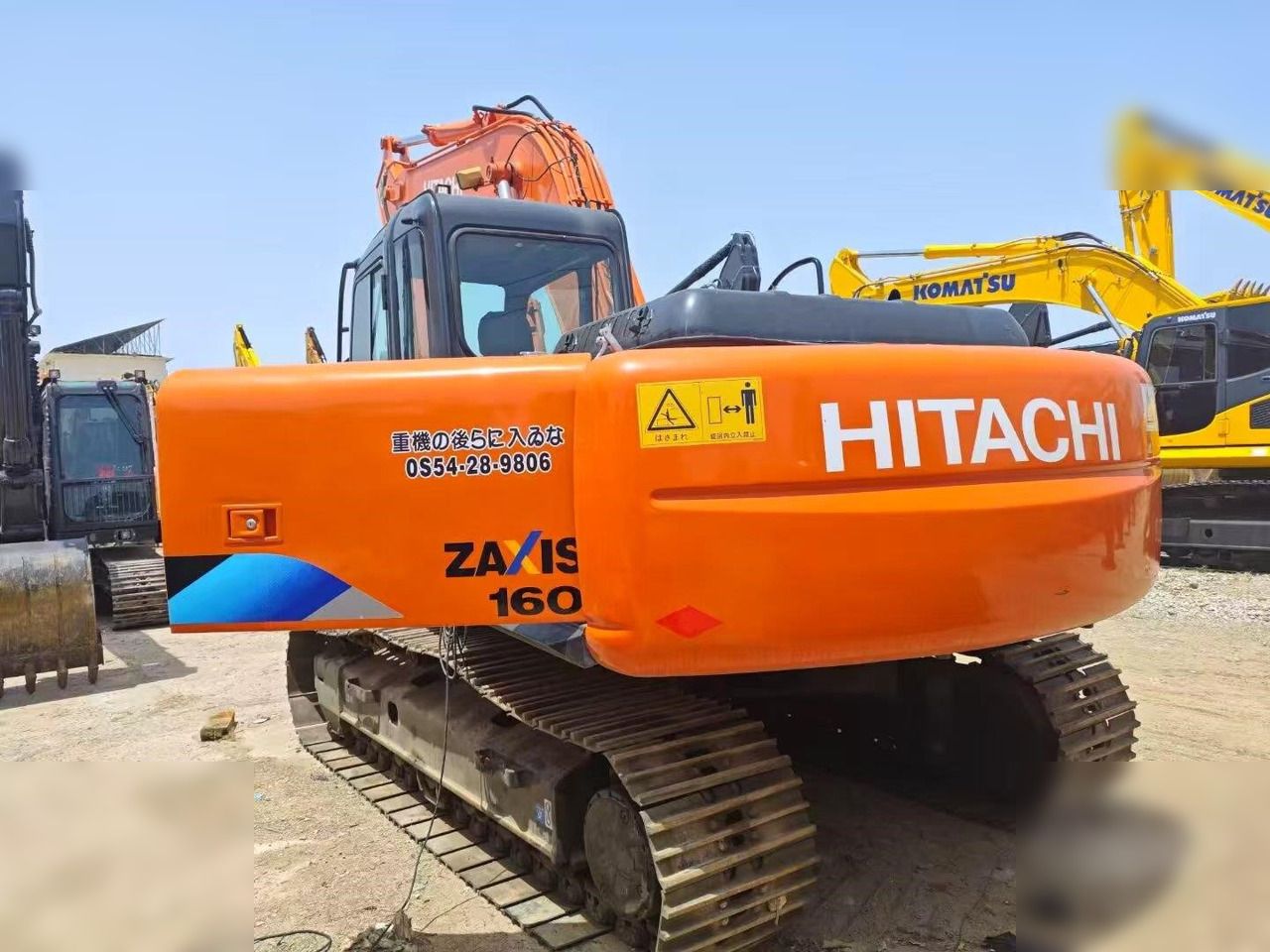 Koparka gąsienicowa Hitachi ZX160 z 2020 roku