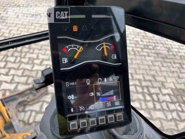 2021 Caterpillar 301.8-05A mini excavator digital instrument cluster display