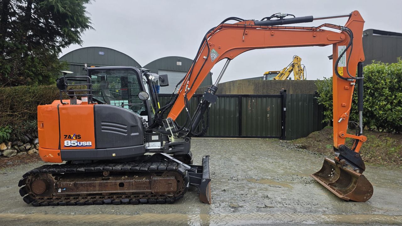 2022 Hitachi Zaxis 85USB mini excavator, side view 2022 Hitachi Zaxis 85USB mini excavator, side view