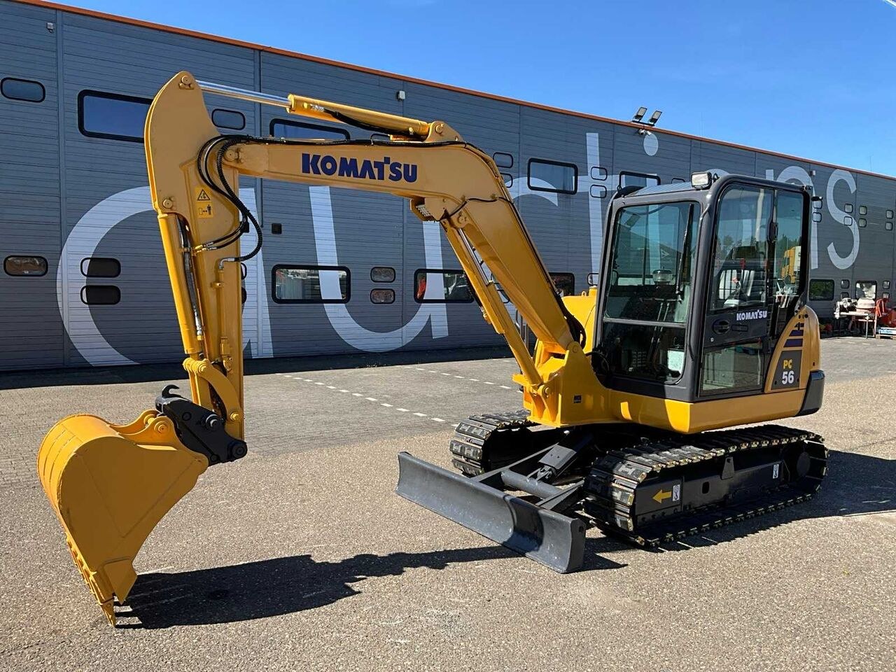 2017 Komatsu PC56-7 mini excavator, side view 2017 Komatsu PC56-7 mini excavator, side view