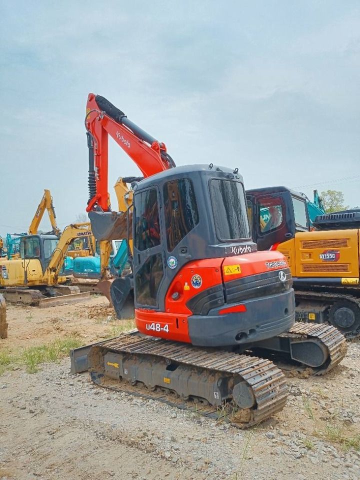 2024 Kubota U48-4 mini excavator, rear three-quarter view 2024 Kubota U48-4 mini excavator, rear three-quarter view
