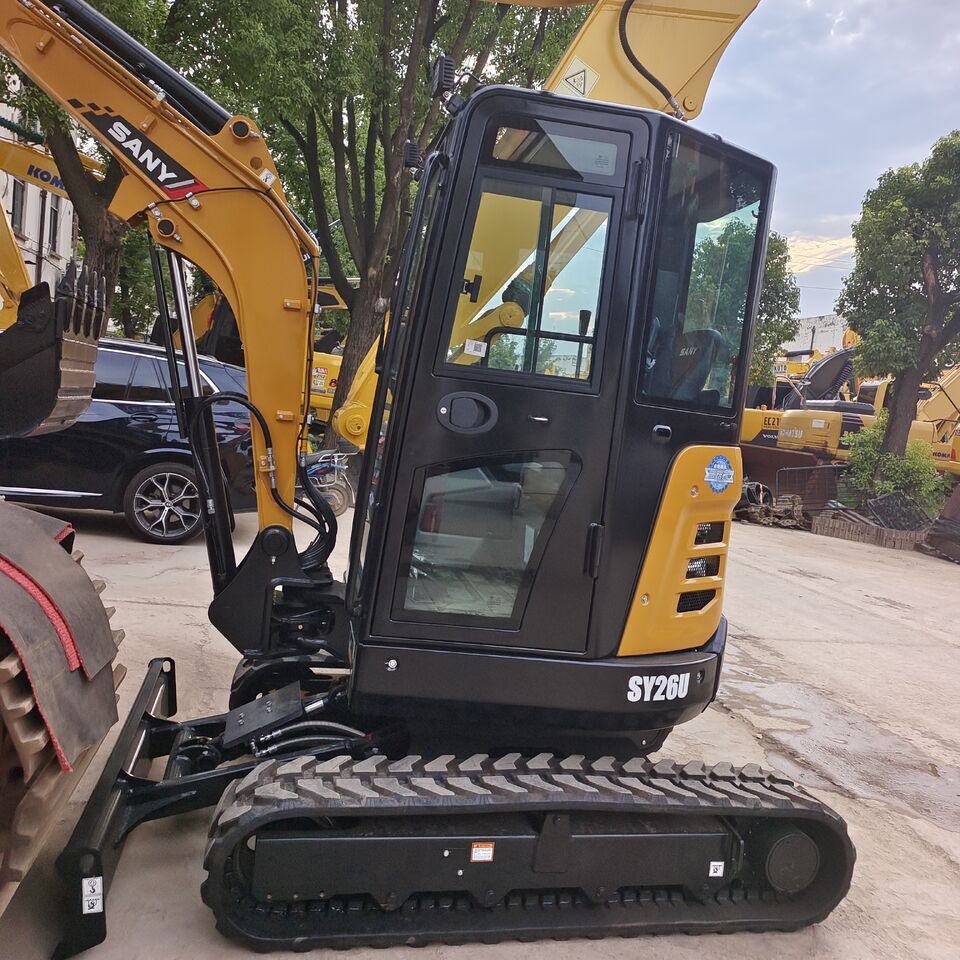 2026 Sany SY26U crawler excavator, side profile view 2026 Sany SY26U crawler excavator, side profile view