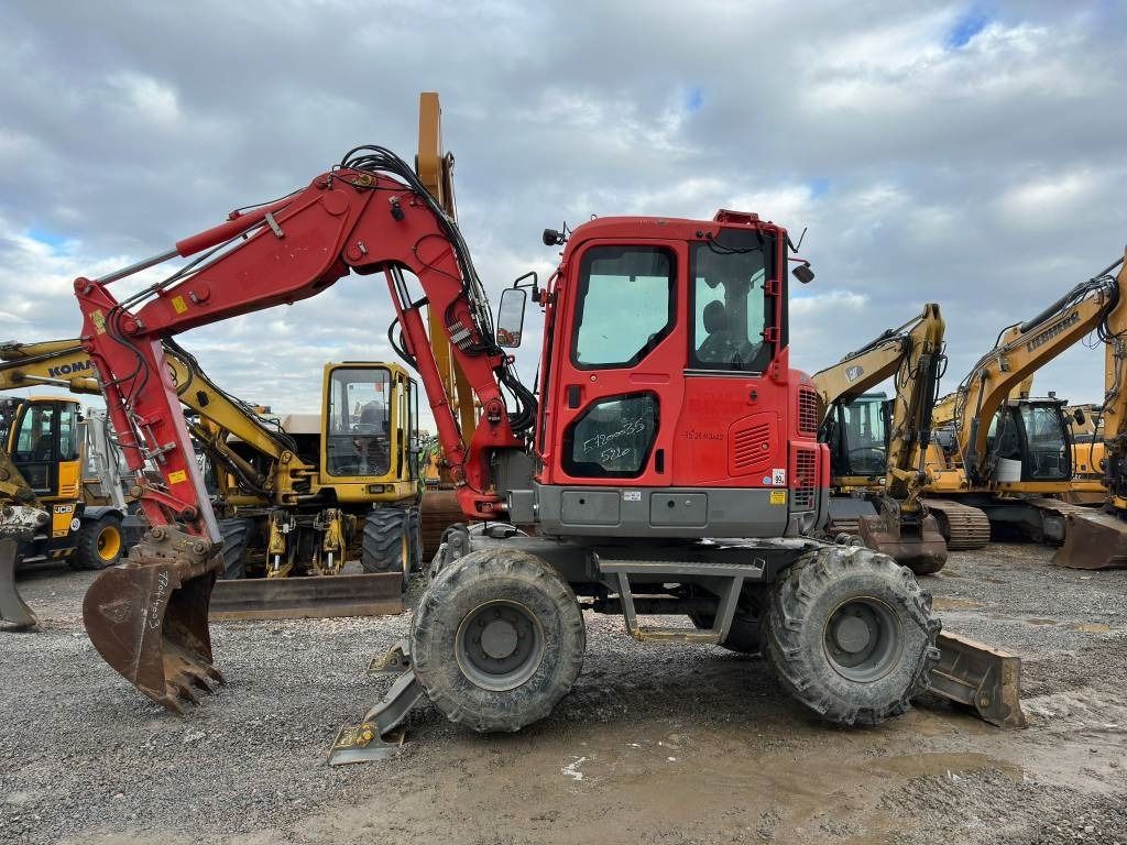 2011 Komatsu PW98MR-8 wheel excavator, side view