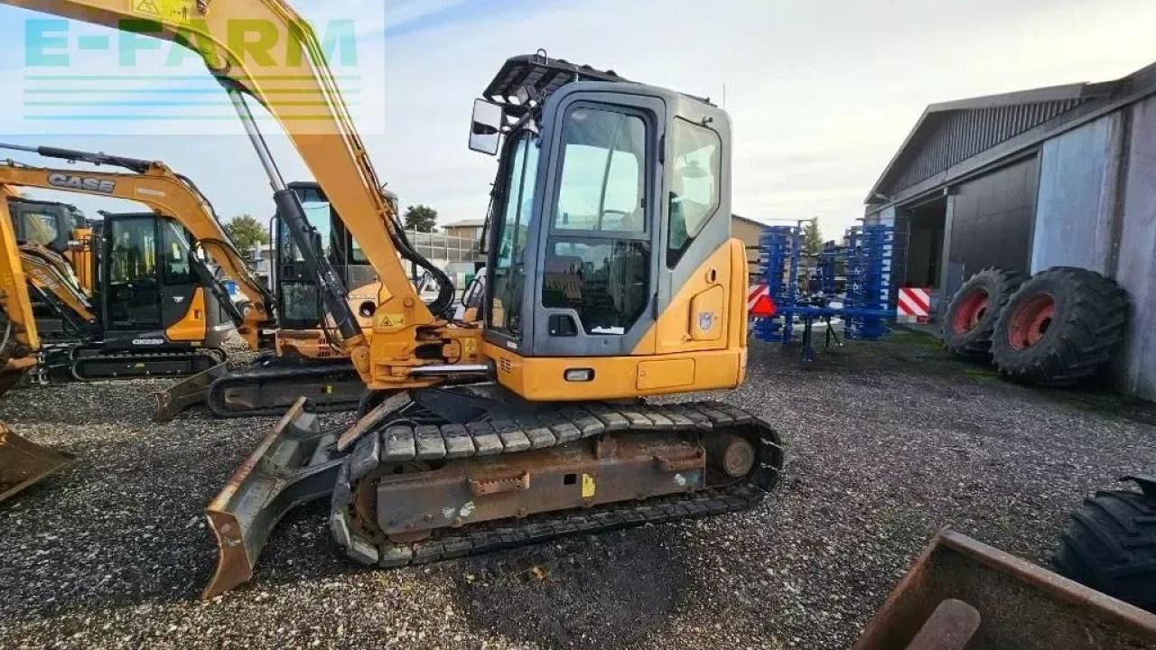 2014 CASE CX80C crawler excavator, side view