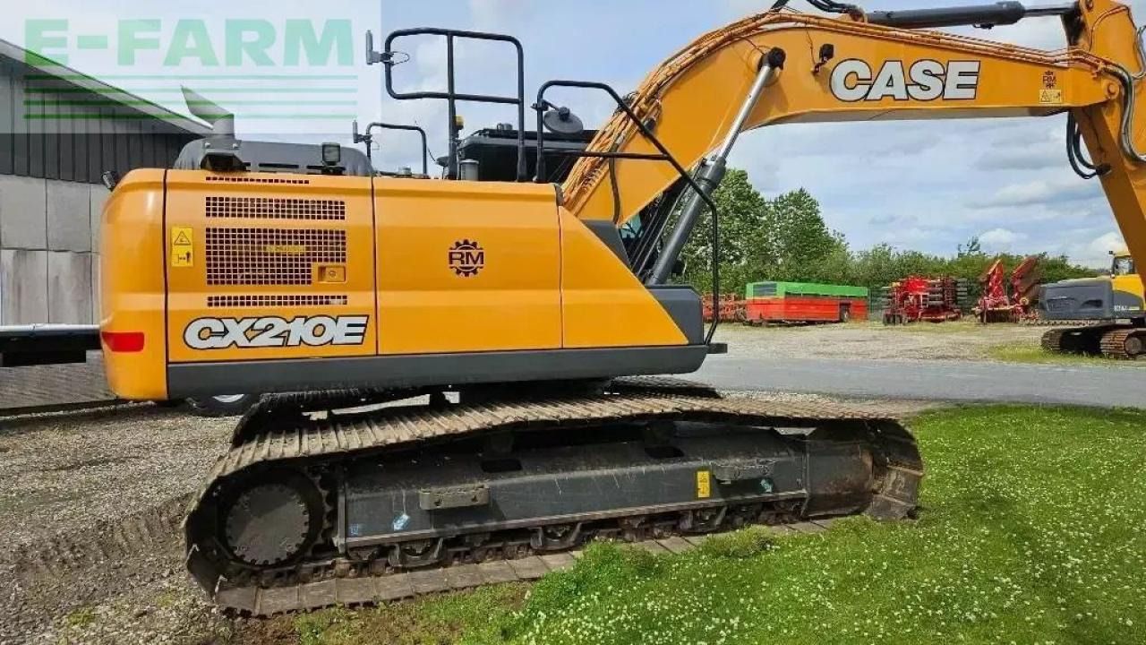 2022 CASE CX210E crawler excavator side view 2022 CASE CX210E crawler excavator side view