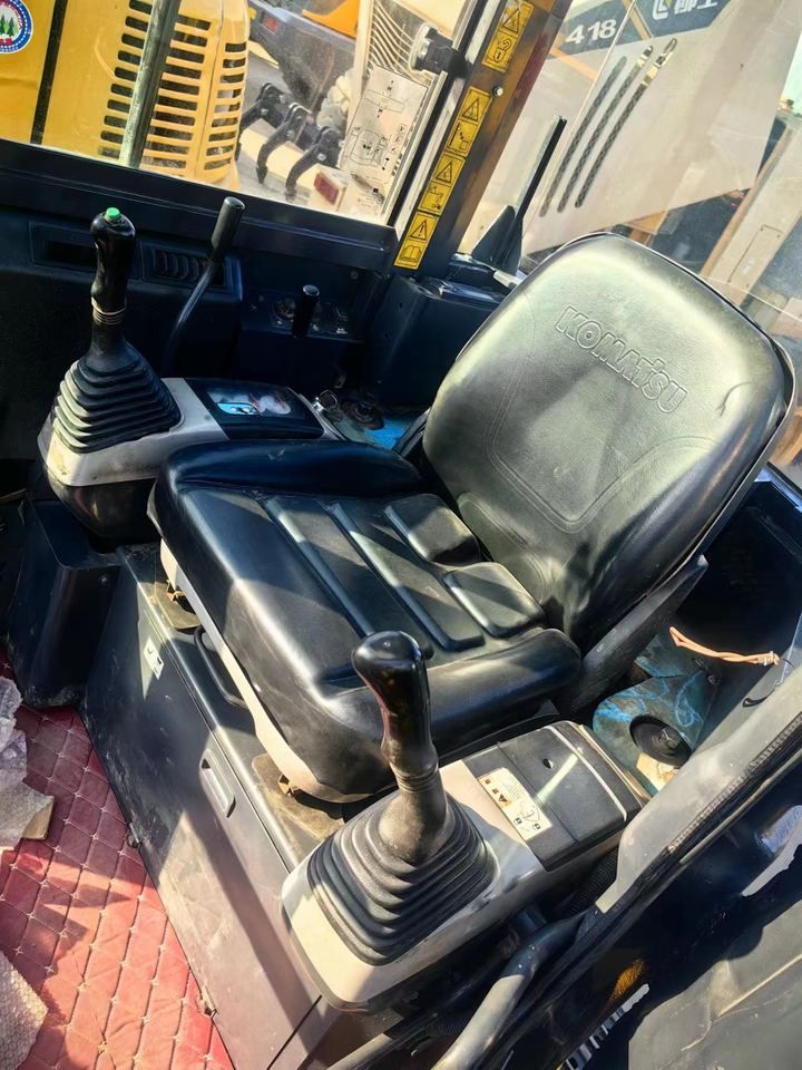 2020 Komatsu PC-55MR mini excavator interior cab view 2020 Komatsu PC-55MR mini excavator interior cab view