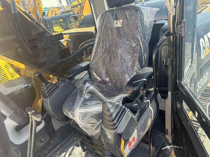 2022 Caterpillar 330D crawler excavator cab interior view 2022 Caterpillar 330D crawler excavator cab interior view