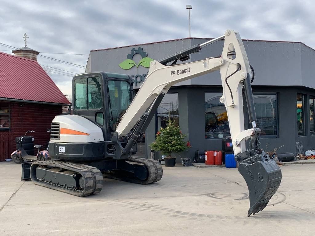 2012 Bobcat E60 mini excavator, side profile view