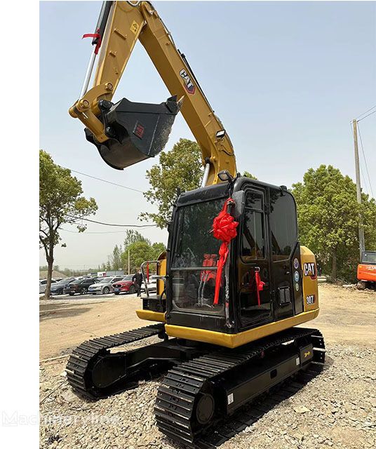 2022 Caterpillar 307E crawler excavator, front three-quarter view 2022 Caterpillar 307E crawler excavator, front three-quarter view