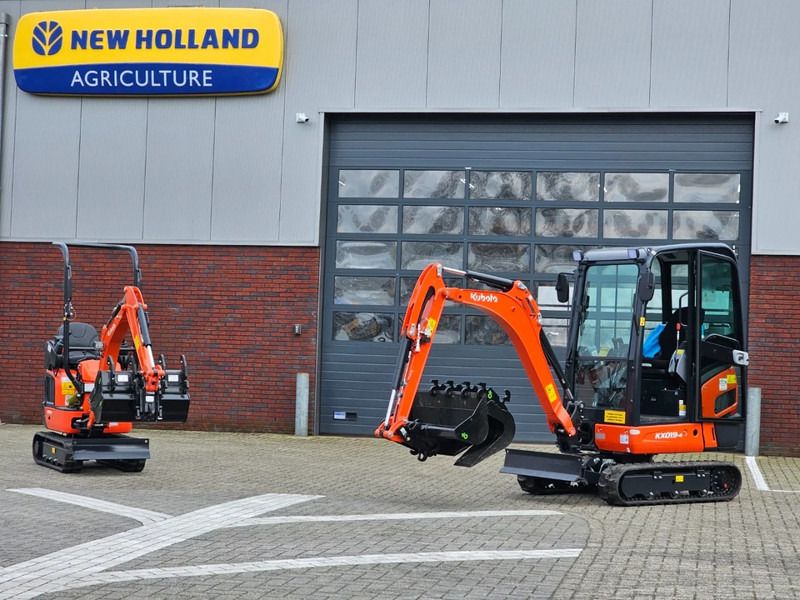 2026 Kubota KX019-4 mini excavator, side view 2026 Kubota KX019-4 mini excavator, side view