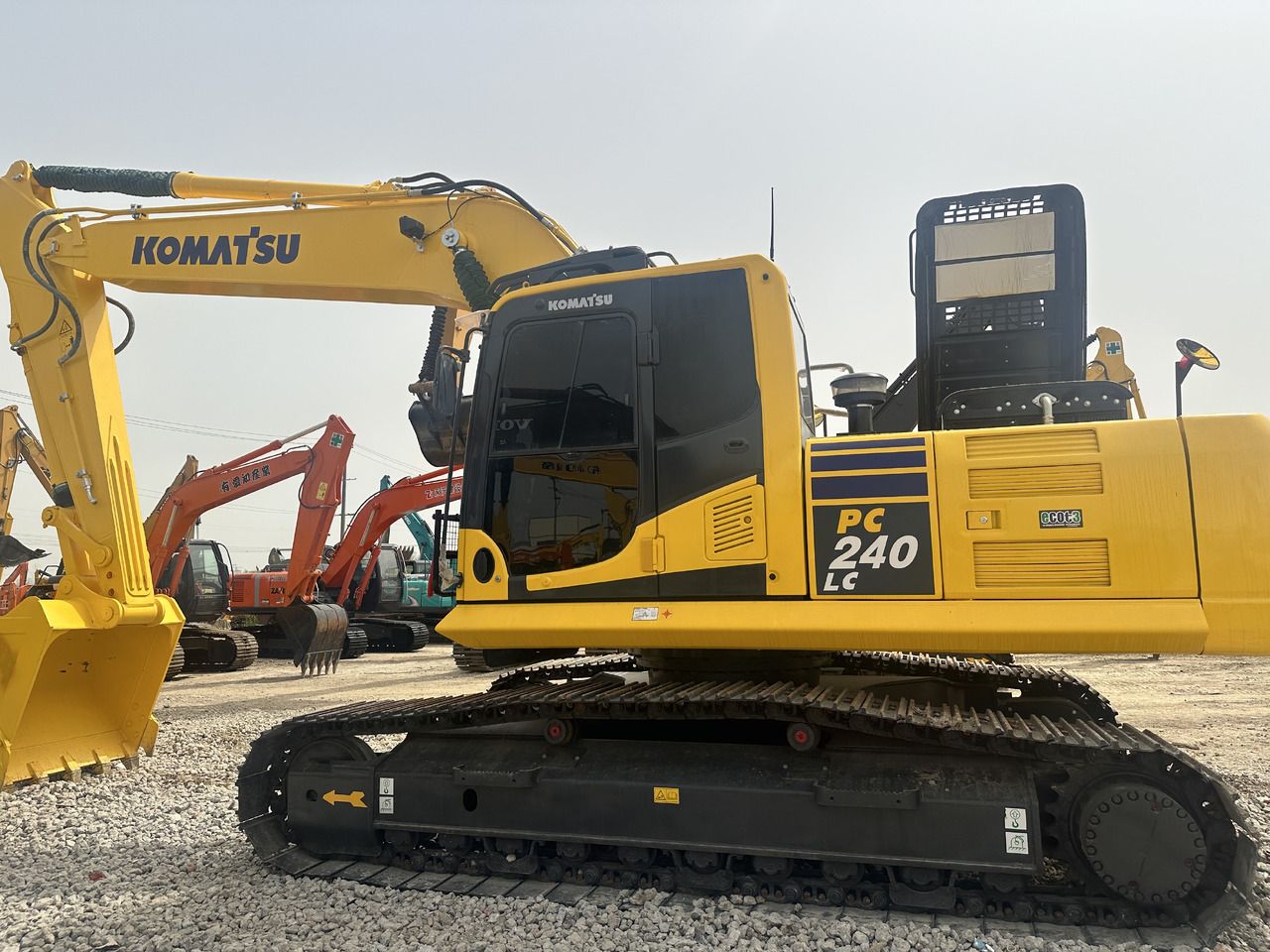 2023 Komatsu PC240LC-8 crawler excavator, side view
