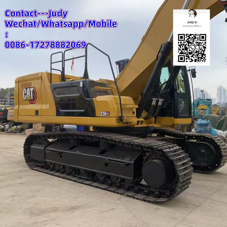 2023 Caterpillar 336GC crawler excavator, side view
