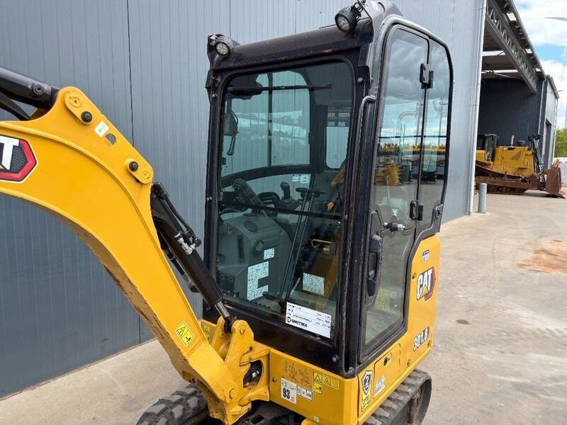 2021 Caterpillar 301.8 mini excavator cab view