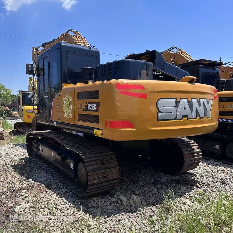 2023 Sany SY215C crawler excavator, rear three-quarter view 2023 Sany SY215C crawler excavator, rear three-quarter view