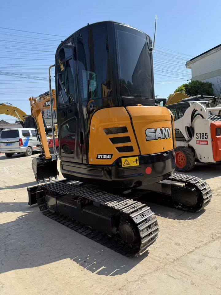 2020 Sany SY35U mini excavator, rear three-quarter view 2020 Sany SY35U mini excavator, rear three-quarter view