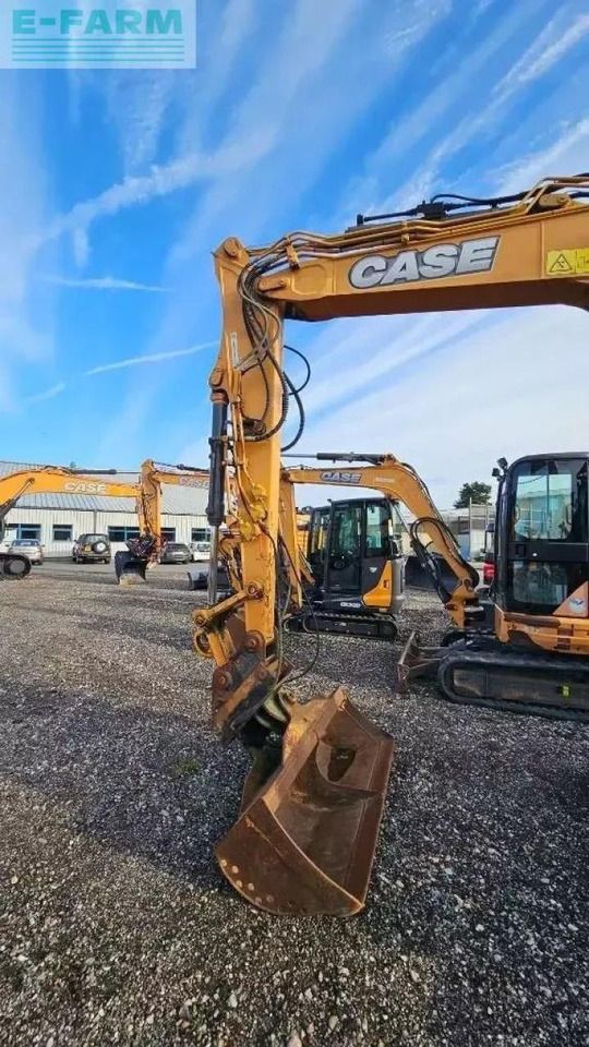 2014 CASE CX80C crawler excavator, front-side view