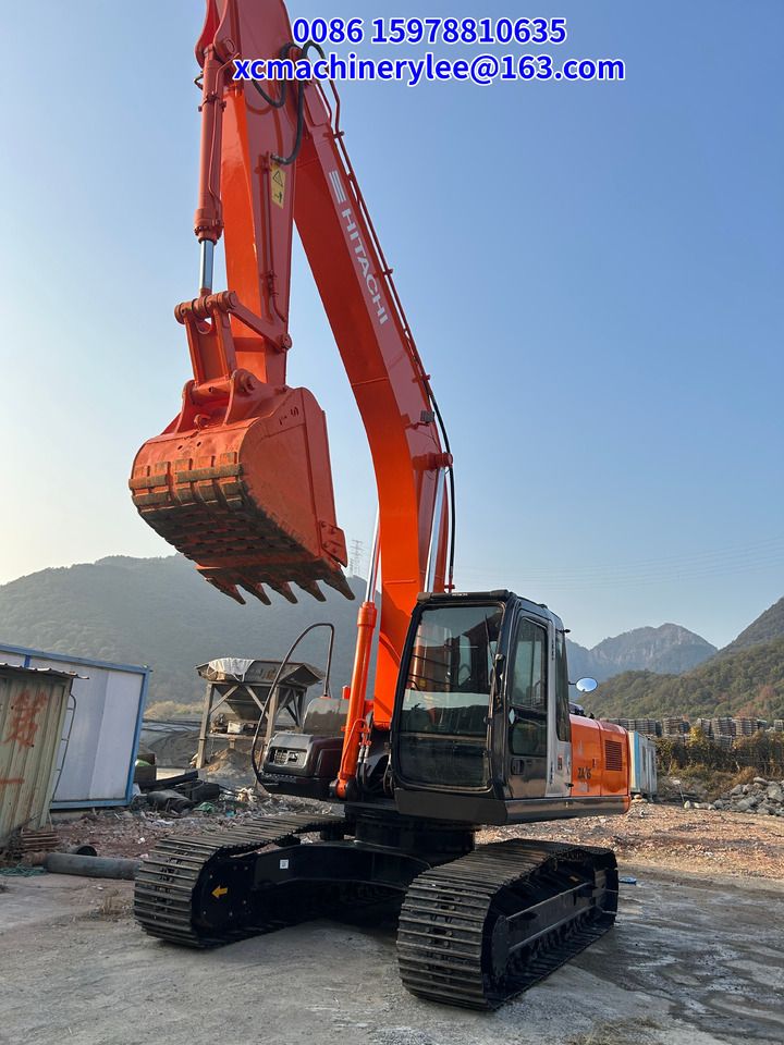 2024 Hitachi ZX240 crawler excavator, front three-quarter view 2024 Hitachi ZX240 crawler excavator, front three-quarter view