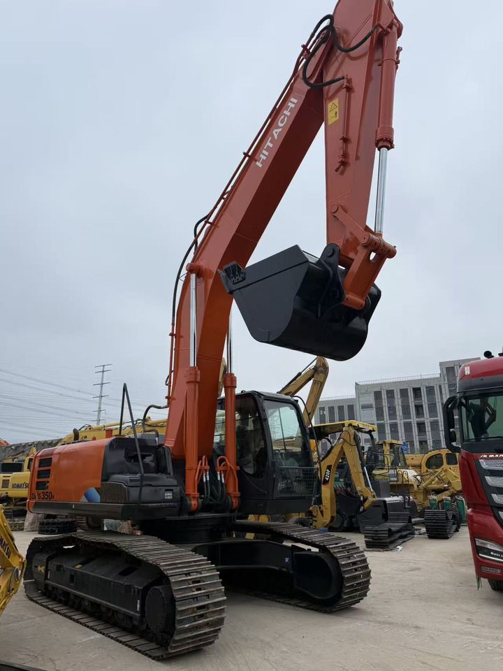 2024 Hitachi ZX350H crawler excavator, front three-quarter view