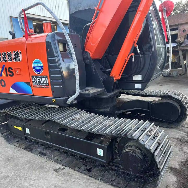 Hitachi ZX70 crawler excavator, side view