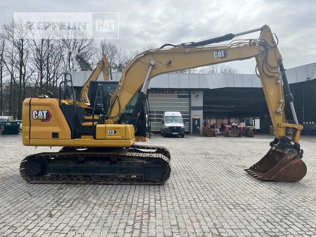 2022 Caterpillar 313-07A crawler excavator, side view 2022 Caterpillar 313-07A crawler excavator, side view