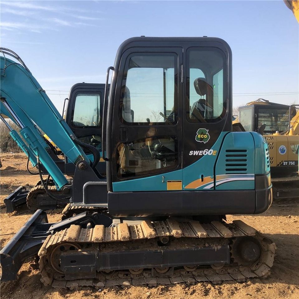 2024 Sunward SWE60E mini excavator, side profile view 2024 Sunward SWE60E mini excavator, side profile view