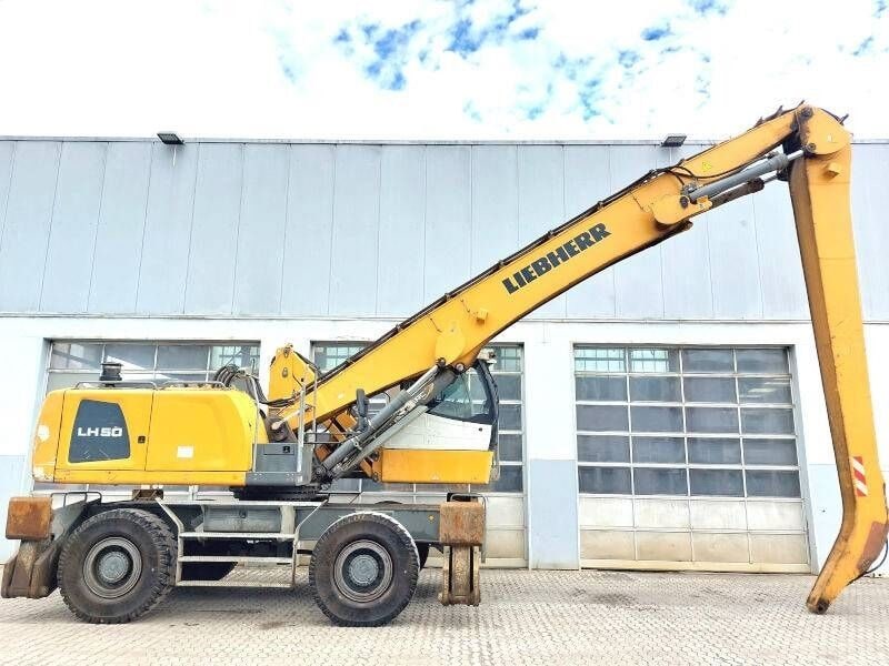 2018 Liebherr LH50 material handler, side view 2018 Liebherr LH50 material handler, side view