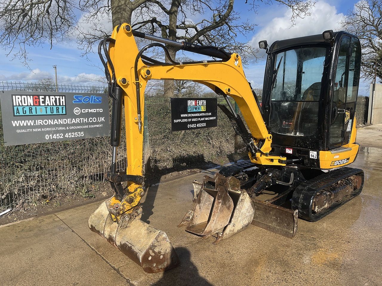 2021 JCB 8026 CTS mini excavator, side view 2021 JCB 8026 CTS mini excavator, side view