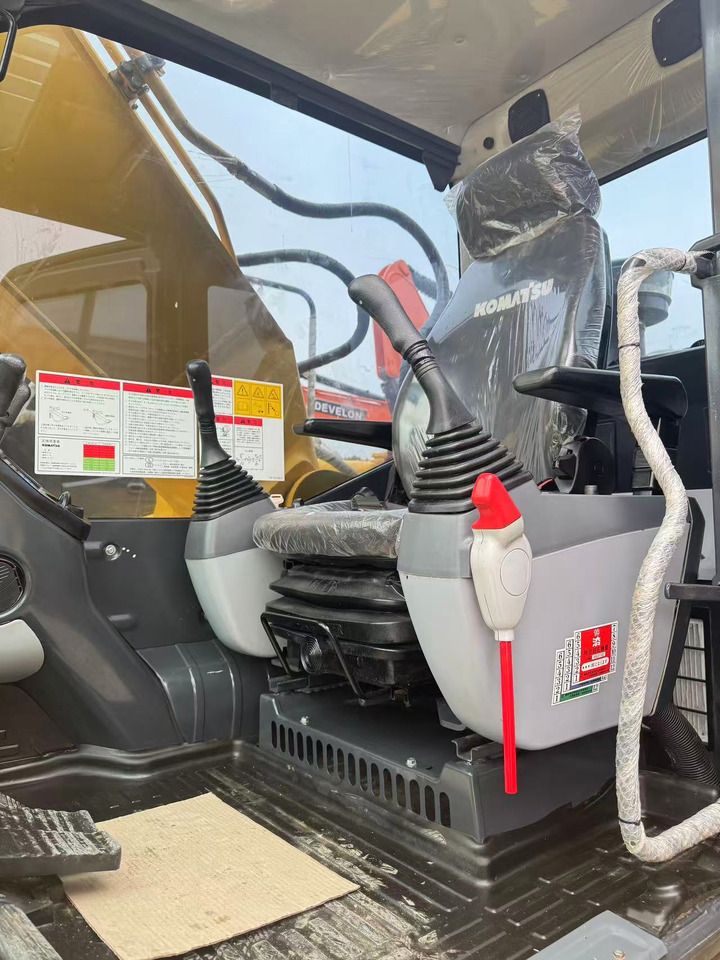 2023 Komatsu PC210 crawler excavator interior view 2023 Komatsu PC210 crawler excavator interior view