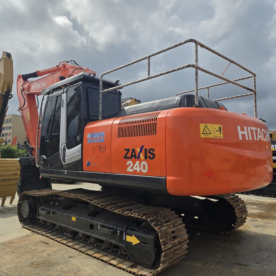 2022 Hitachi Zaxis 240 crawler excavator, rear three-quarter view