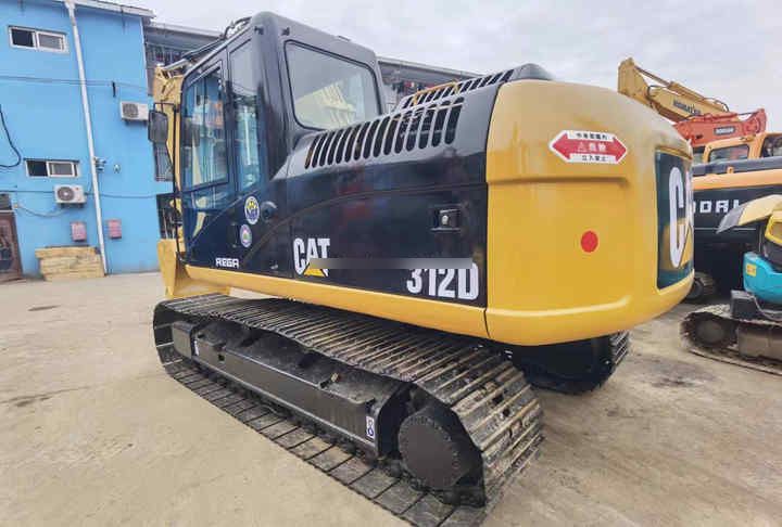 2016 Caterpillar 312D2 crawler excavator, rear three-quarter view 2016 Caterpillar 312D2 crawler excavator, rear three-quarter view